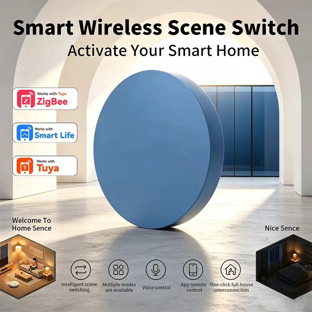 Smart Relay Tuya - Pulsante Intelligente Zigbee Compatibile con Tuya