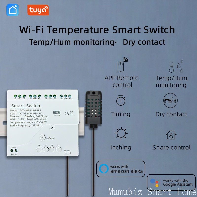 Tuya Smart 7-32V WiFi Relè a 4 - Tuya 4 Channel recensione e prezzo